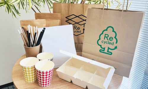 Paper packaging products / Plastic-free & reduced-plastic packaging materials